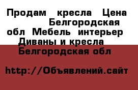 Продам 2 кресла › Цена ­ 1 000 - Белгородская обл. Мебель, интерьер » Диваны и кресла   . Белгородская обл.